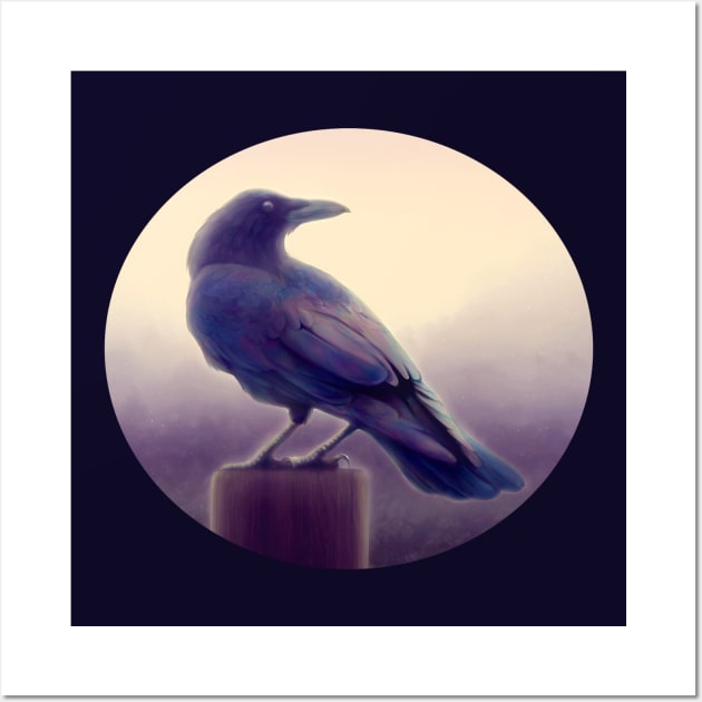 Crow Wall Art by DoomedDreamer